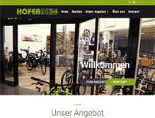 Tablet Screenshot of hoferbike.ch